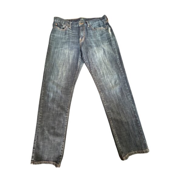 Lucky Brand Men's Blue Denim 221 Original Straight Jeans 34x32 - Picture 2 of 12